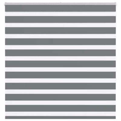 Päev-öö sebraruloo tumehall, 145 x 150 cm, 100% polüester