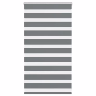 Triibuline sebra ruloo, tumehall, 70 x 100 cm, polüester