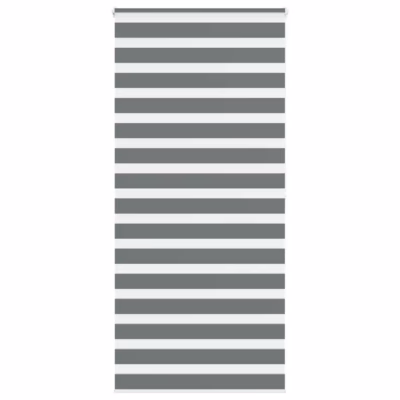 Tumehall sebra ruloo triibulise kangaga, 95 x 200 cm, 100% polüester, alumiiniumsiin