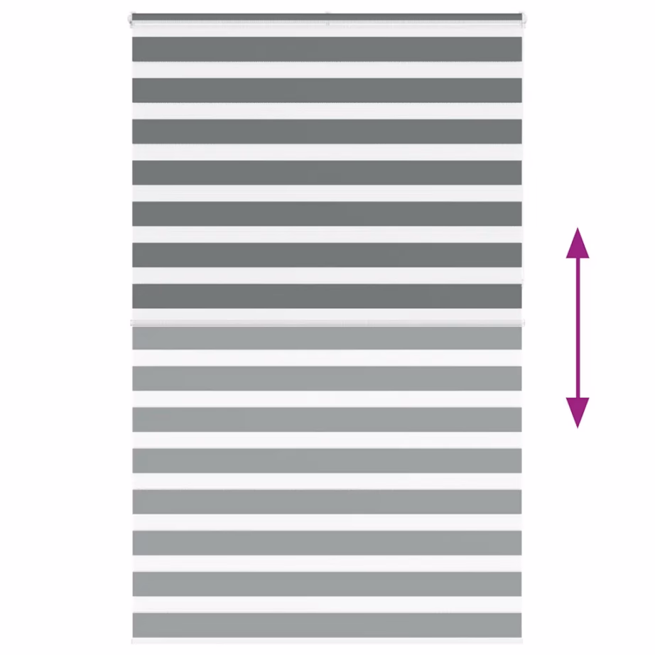 Tumehall sebraruloo kettmehhanismiga, 140 x 230 cm, 100% polüester – 5