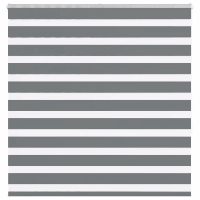 Tumehall sebraruloo privaatsuse ja valguse reguleerimiseks, 150 x 150 cm, 100% polüester, alumiiniumsiiniga, kettmehhanismiga