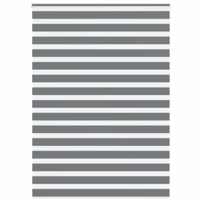 Tumehall sebraruloo kettmehhanismi ja alumiiniumsiiniga, 160 x 200 cm, polüester