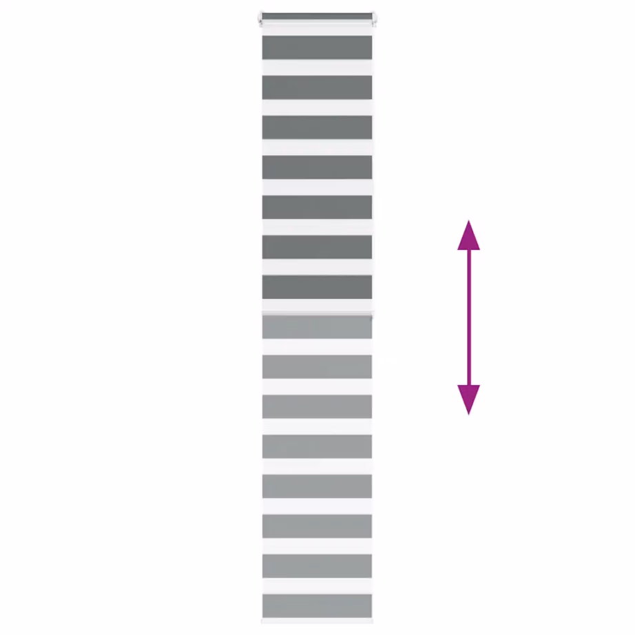 Tumehall sebraruloo päev-öö, 45 x 200 cm, polüester – 5