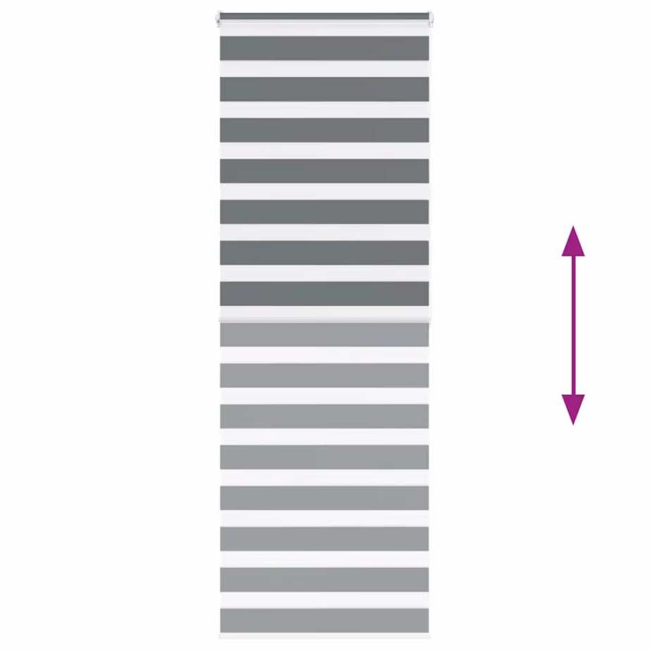 Tumehall sebraruloo kettmehhanismiga, 80 x 200 cm, 100% polüester – 5