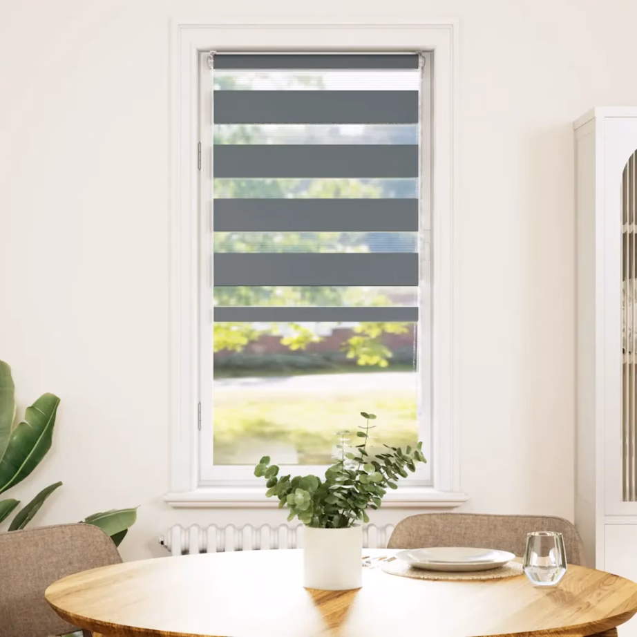 Tumehall sebraruloo kettmehhanismiga, 55 x 150 cm, 100% polüester – 2