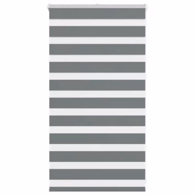 Triibuline zebra ruloo, tumehall, 80 x 100 cm, 100% polüester