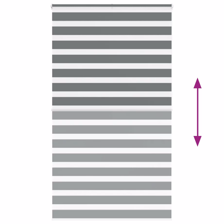 Tumehall zebraruloo kettmehhanismiga, 120 x 200 cm, polüester – 5