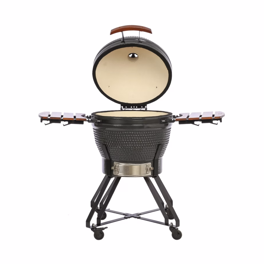 TunaBone Kamado Pro 24″ L tumehall keraamiline söegrill 61 cm restiga – 9