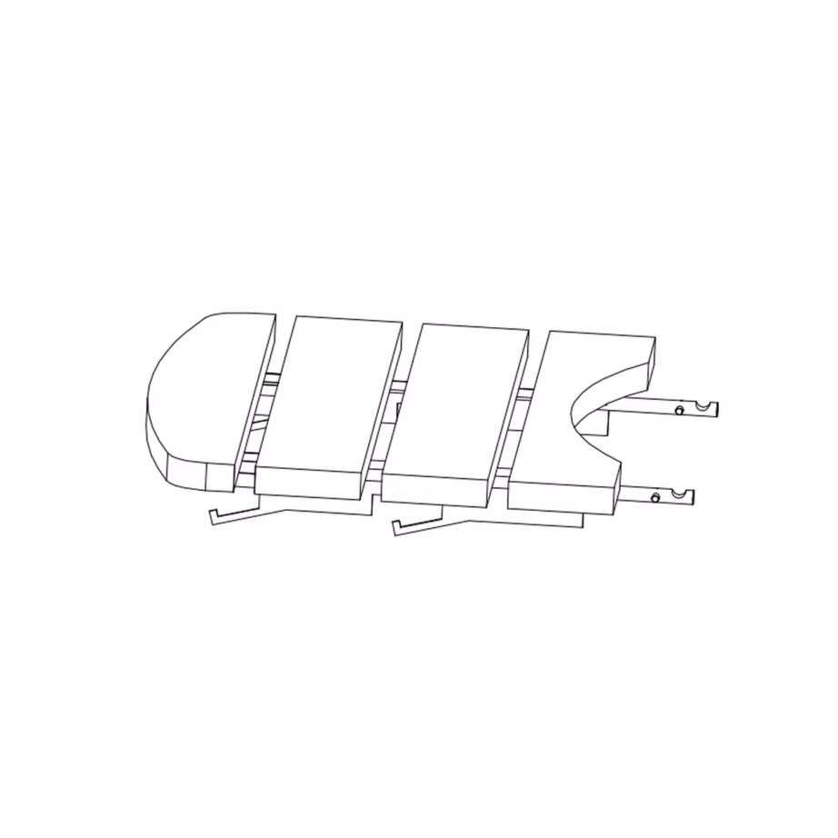 TunaBone külglauad Kamado Classic 21″ M grillile, 2-osaline komplekt – 3