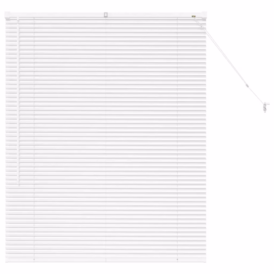 Valge alumiiniumist Veneetsia ruloo 130 x 105 cm – 2