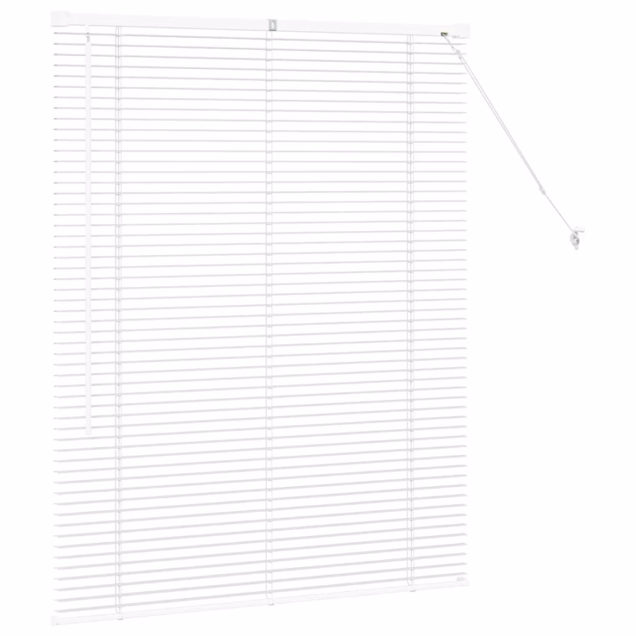 Valge alumiiniumist Veneetsia ruloo 130 x 105 cm – 6