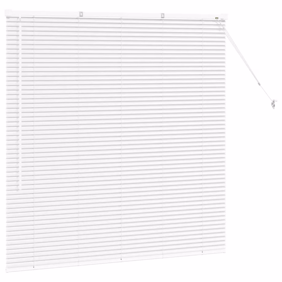 Valge alumiiniumist Veneetsia ruloo, 130 x 135 cm – 5