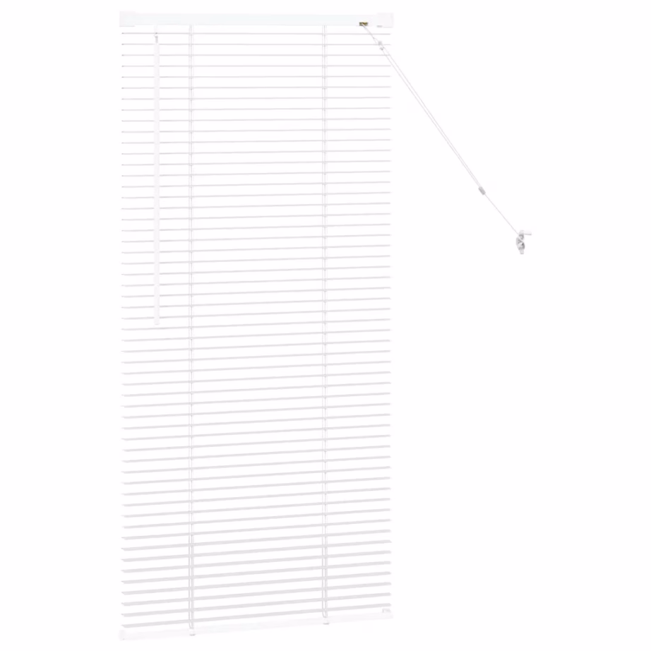 Valge alumiiniumist Veneetsia ruloo, 130 x 55 cm – 6