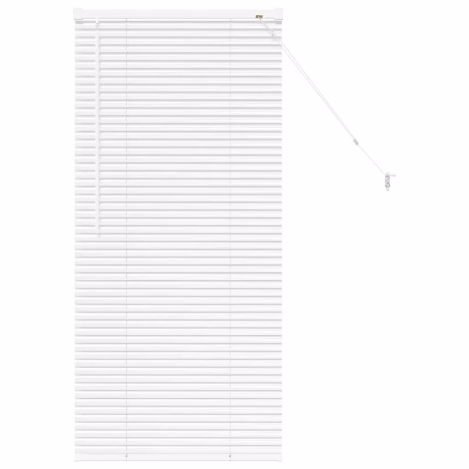 Valge alumiiniumist Veneetsia ruloo, 130 x 65 cm – 2