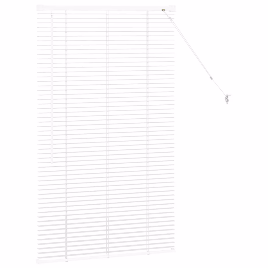 Valge alumiiniumist Veneetsia ruloo, 130 x 80 cm – 6