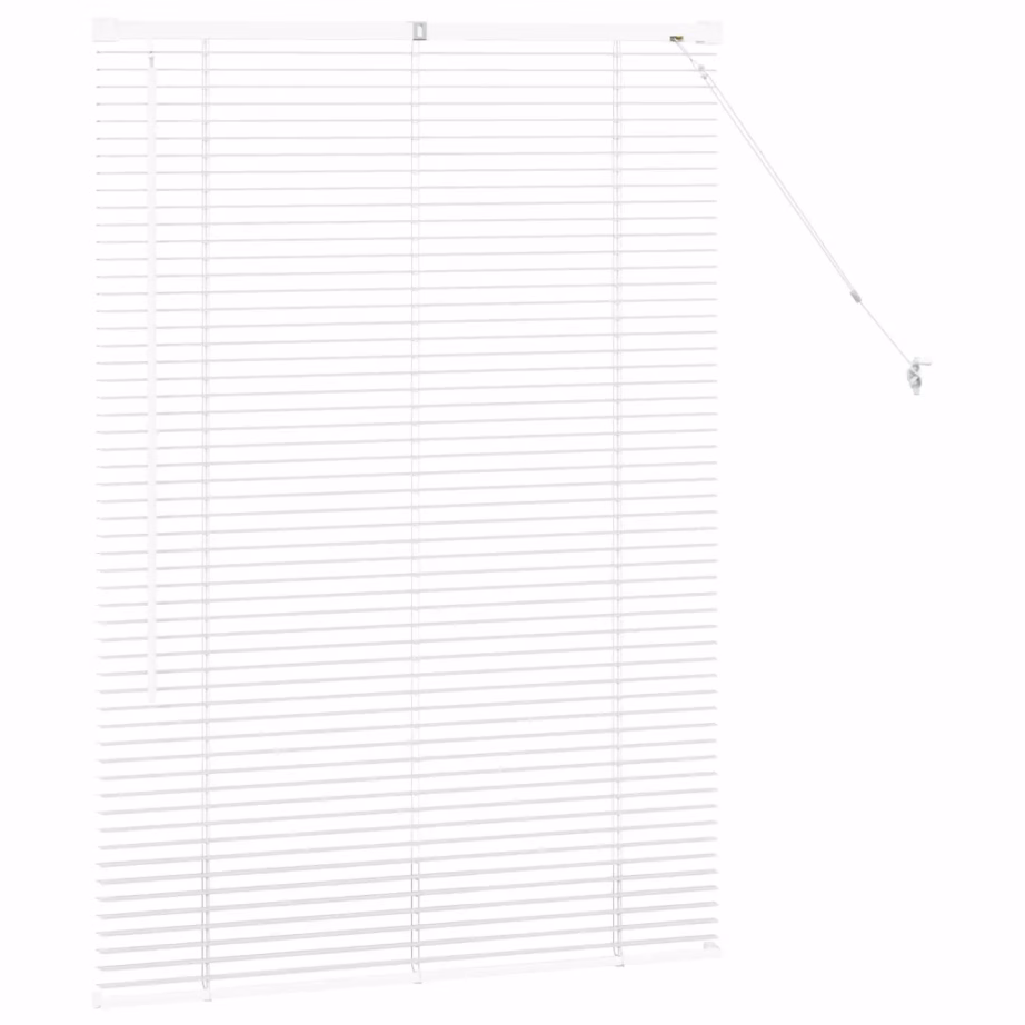 Valge alumiiniumist Veneetsia ruloo, 130 x 85 cm – 6