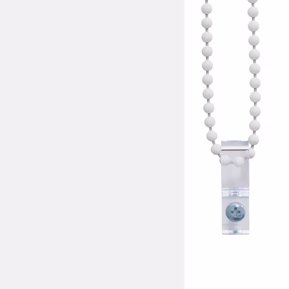 Valge kassetiga duširuloo, PEVA, 110 x 240 cm – 7