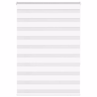 Valge triibuline päev- ja ööruloo, 95 x 150 cm, kanga laius 90,9 cm, 100% polüester