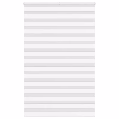 Valge päev-öö ruloo kettmehhanismiga, 150 x 200 cm