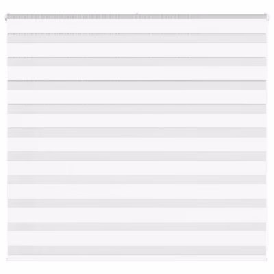 Triibuline päeva-öö ruloo, valge, 155 x 100 cm, kanga laius 150,9 cm, polüester