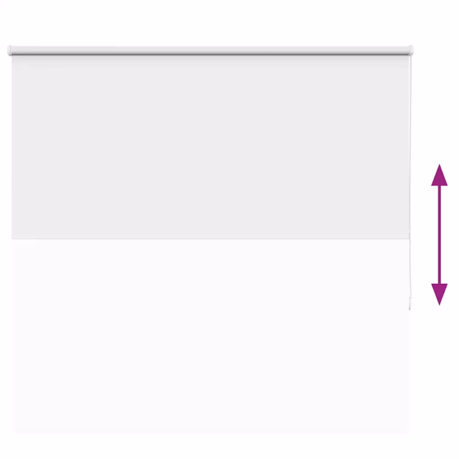 Pimendav ruloo valge, ketiülekandega, 160 x 130 cm, kanga laius 156,6 cm, polüester – 9