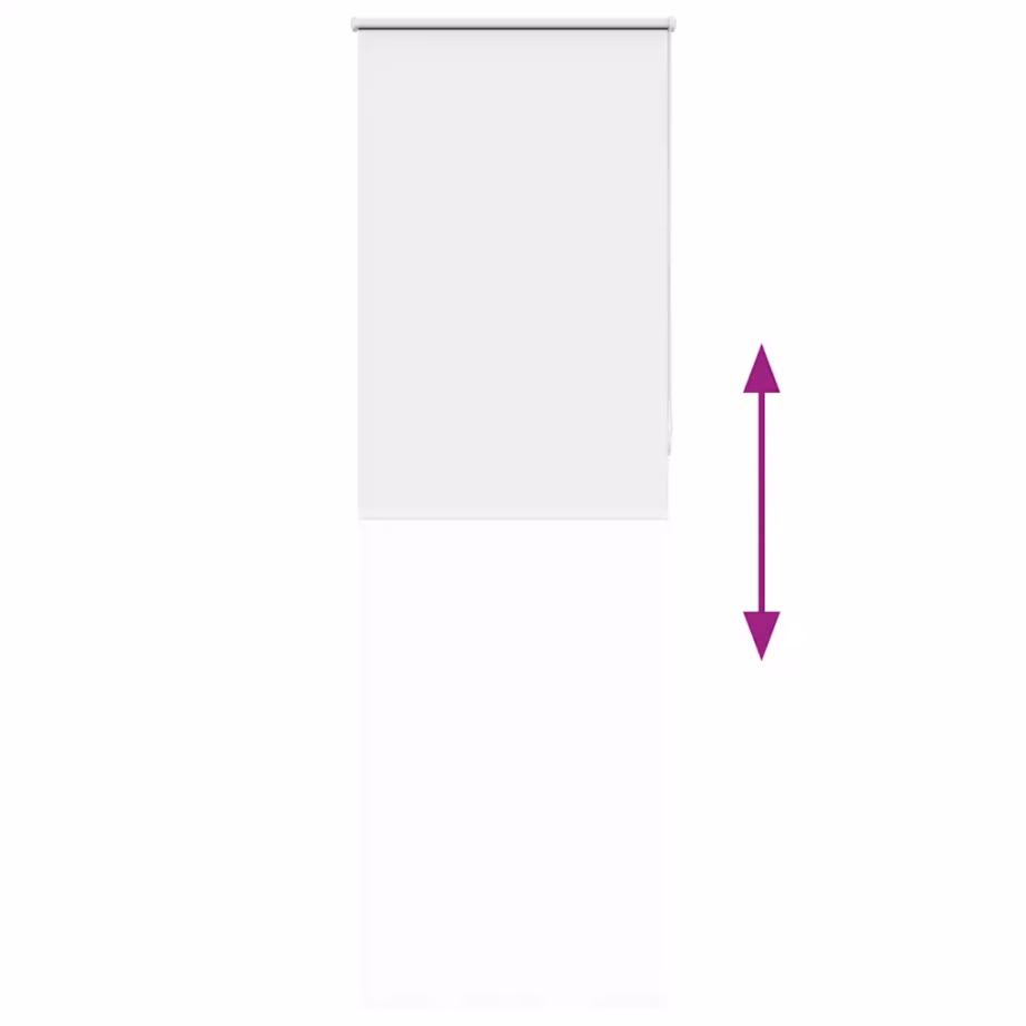 Pimendav ruloo privaatsuse ja valguse reguleerimiseks, valge, 75 x 230 cm, 100% polüester, ketiühendusega - 9