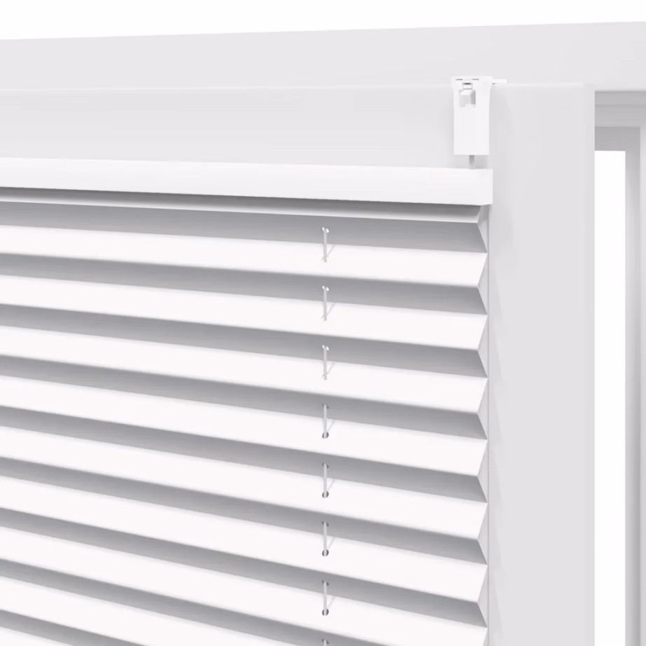 Valge plisseekardin klambrikinnitusega, 60 x 100 cm – 7