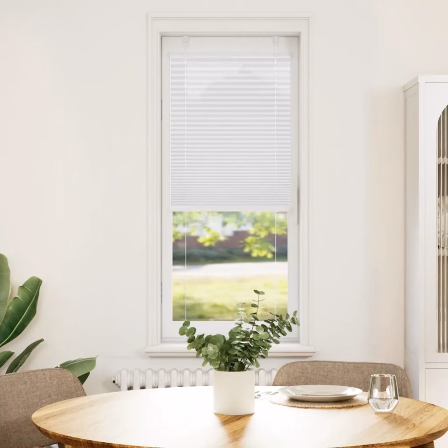 Plisseeritud ruloo privaatsuseks, valge, 40 x 100 cm, kanga laius 39,4 cm – 2