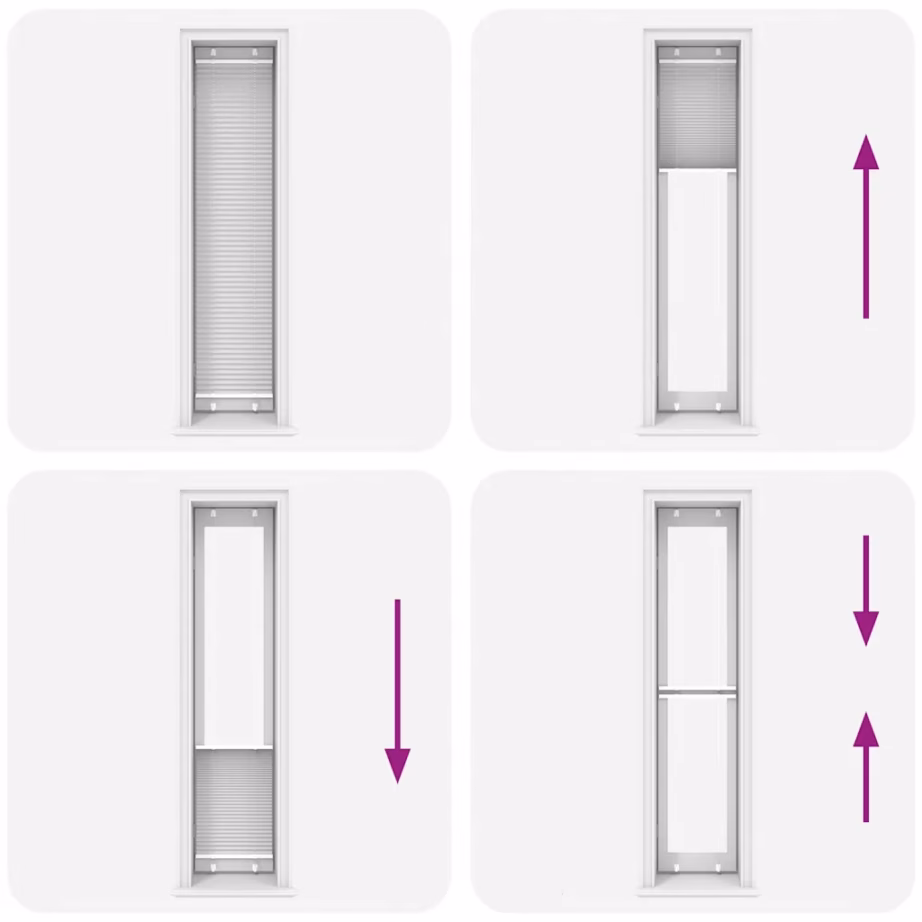 Plisseeritud ruloo privaatsuseks, valge, 50 x 200 cm, kahe paigaldusviisiga – 7