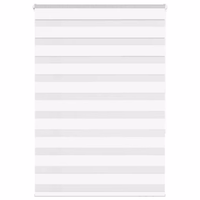 Valge sebra rulookardin kettmehhanismiga, 100 x 150 cm, polüester