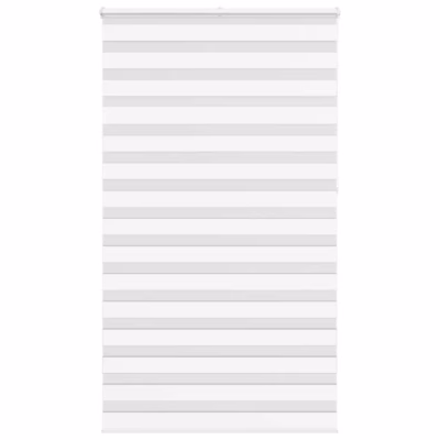 Valge sebra ruloo kettimehhanismiga, 120 x 230 cm, 100% polüester