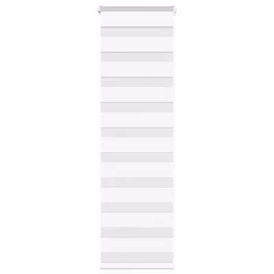 Valge sebra ruloo kettmehhanismiga, 50 x 100 cm, polüester, kahe paigaldusviisiga