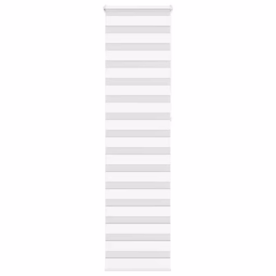 Valge sebra ruloo kettmehhanismiga, 65 x 230 cm, kanga laius 60,9 cm, 100% polüester