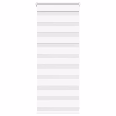 Valge sebra ruloo kettmehhanismiga, 65 x 100 cm, polüester