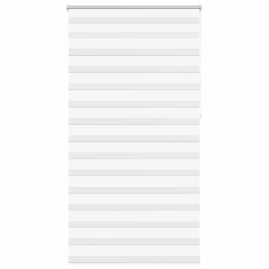 Valge sebraruloo kettmehhanismiga, 120 x 230 cm, 100% polüester – 2