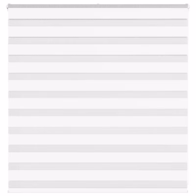 Valge sebraruloo kettmehhanismiga, 150 x 100 cm, polüester