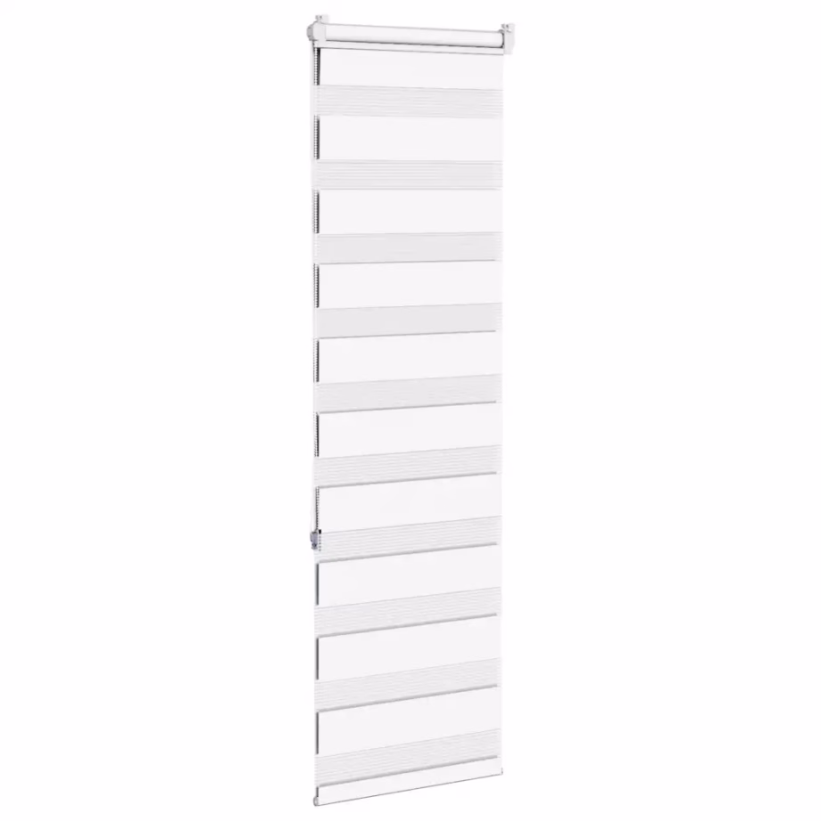 Valge sebraruloo kettmehhanismiga, 40 x 150 cm, polüester – 4