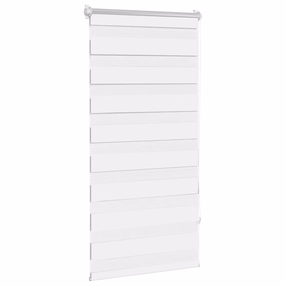 Valge sebraruloo päev-öö efektiga, 60 x 120 cm, 100% polüester – 3