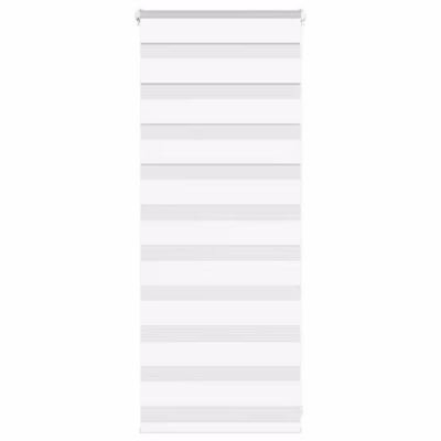 Valge sebraruloo kettmehhanismiga, 60 x 100 cm, kanga laius 55,9 cm, 100% polüester