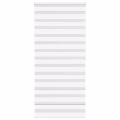 Valge triibuline päev-öö ruloo kettmehhanismiga, 95 x 200 cm, polüester