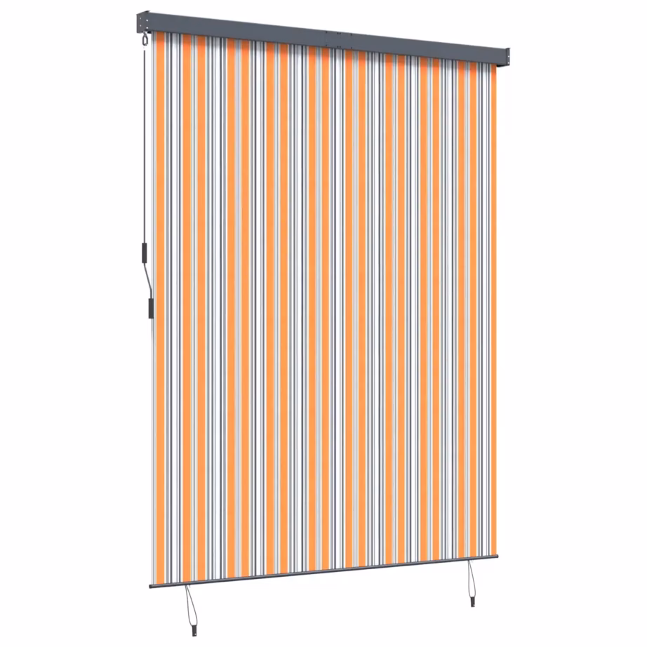 Välikardin rulookardin UV-kaitsega, kollane ja sinine, 200 x 250 cm, polüesterkangas ja alumiinium, ainult laekinnitus – 3