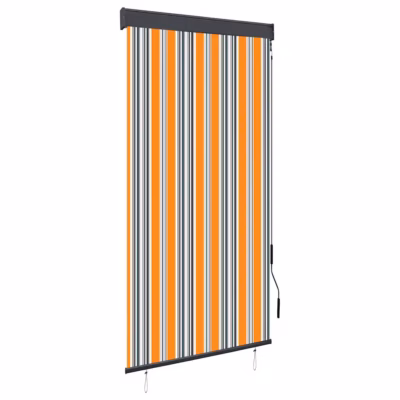 Käsivändaga väliruloo UV-kaitsega, 80 x 250 cm, oranž triibuline