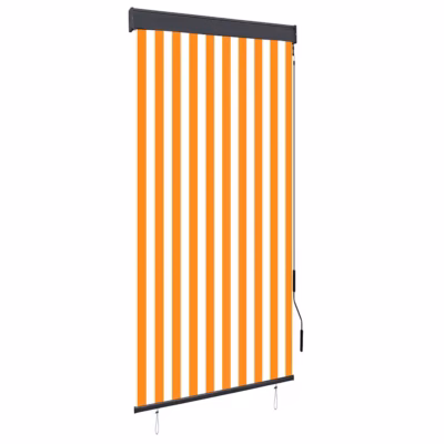 Käsivändaga väliruloo UV-kaitsega, laepaigalduseks, 100 x 250 cm, valge-oranž