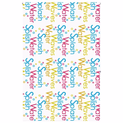 Veekindel duširull-ruloo Splash mustriga, PEVA, 150 x 240 cm