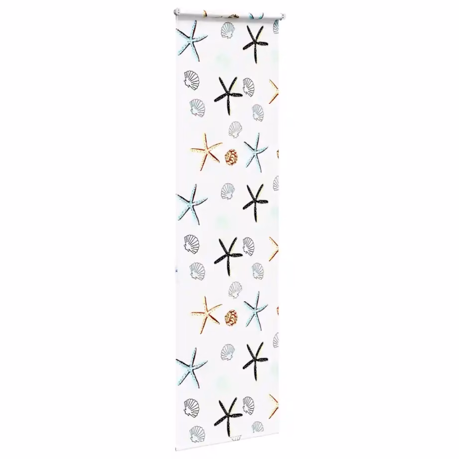 Veekindel duširuloo meremustriga, PEVA, 70 x 240 cm, kanga laius 66 cm – 4