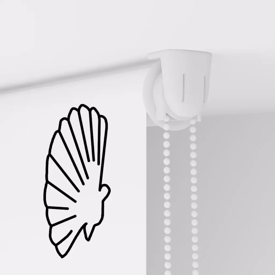 Veekindel duširuloo meremustriga, PEVA, 70 x 240 cm, kanga laius 66 cm – 10