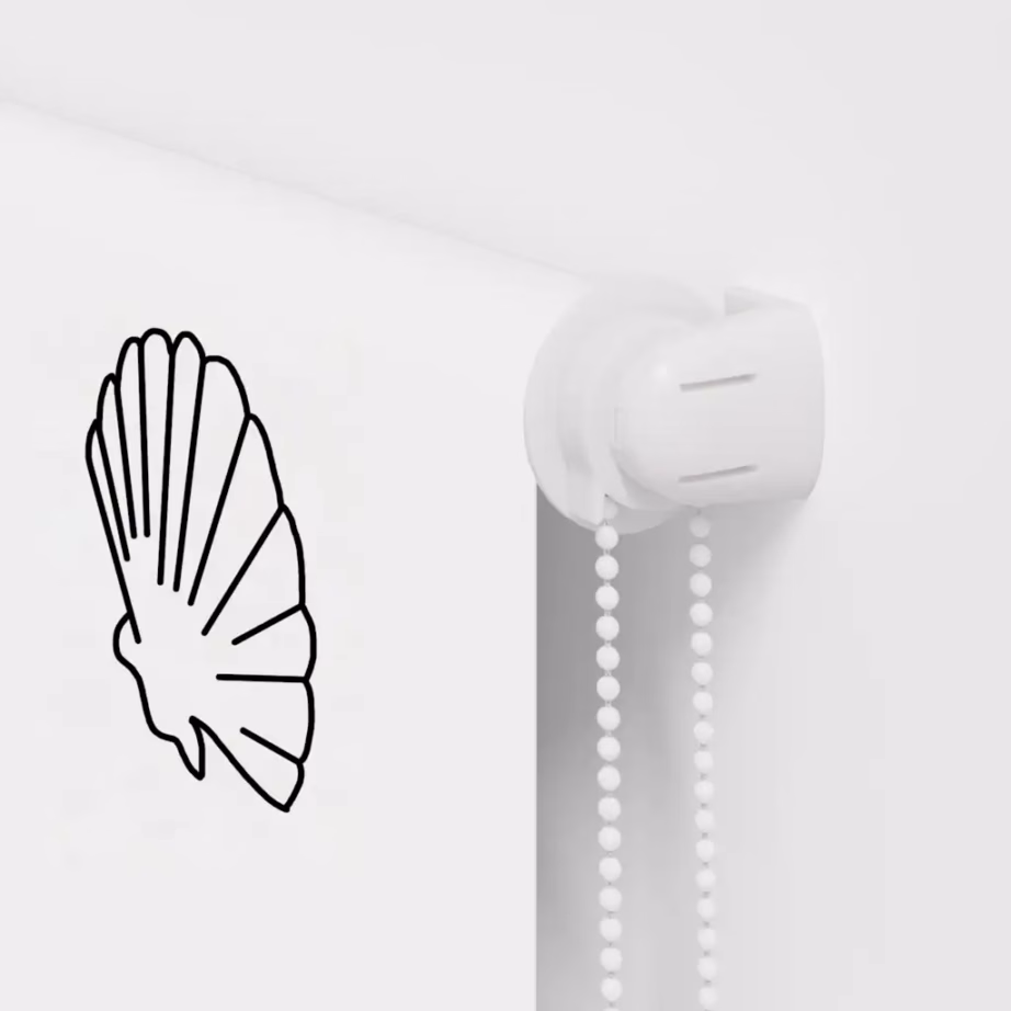 Veekindel duširuloo meremustriga, 90 x 240 cm, kanga laius 86 cm, PEVA – 11