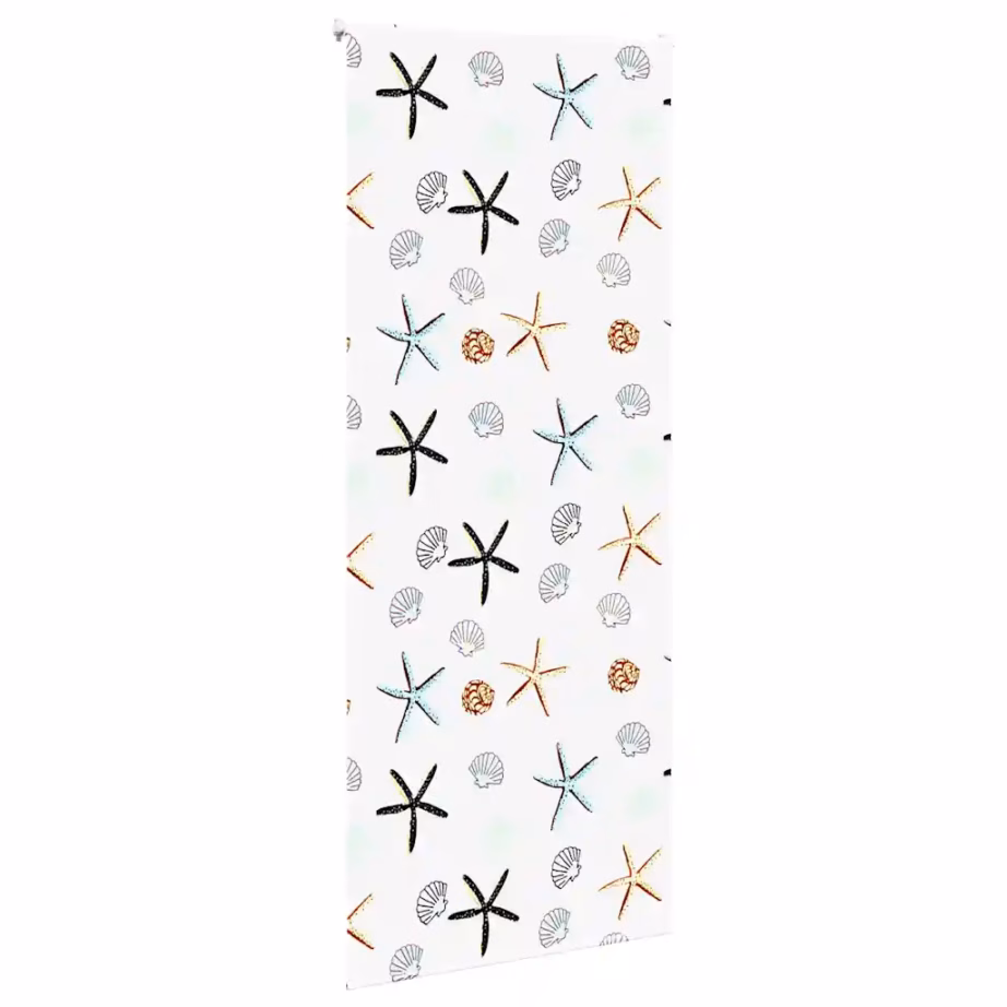 Veekindel duširuloo meremustriga, 90 x 240 cm, kanga laius 86 cm, PEVA – 3