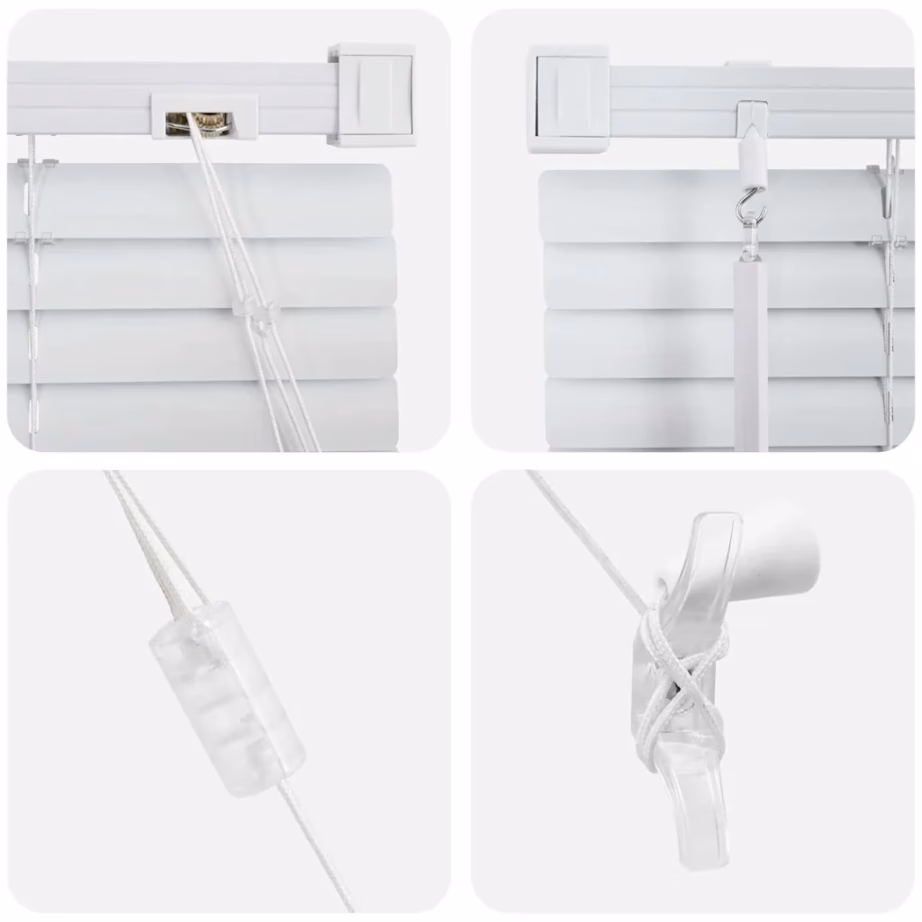 Veneetsia alumiiniumruloo aknale, valge, 130 x 40 cm – 8