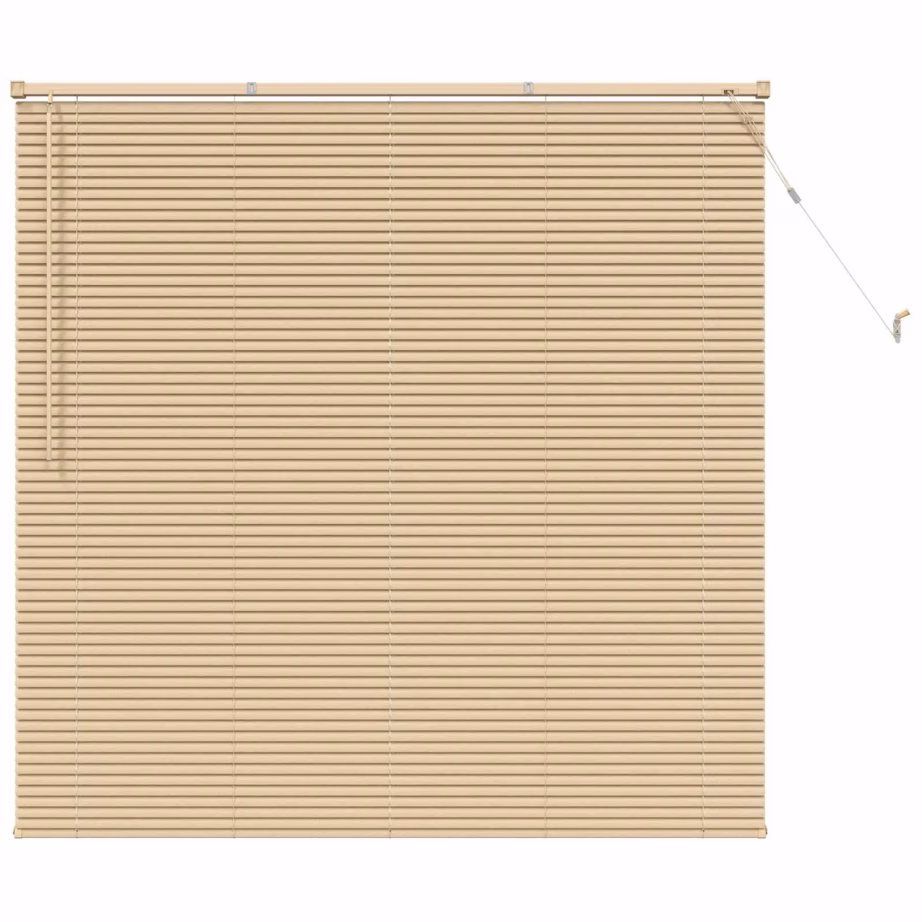 Reguleeritav Veneetsia ruloo, helepruun mustriga PVC, 150 x 150 cm - 2